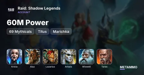 60M Power | 69 Mythicals | Krixia, Lazarius, Arbais | Titus + Wixwell | Taras + Marichka