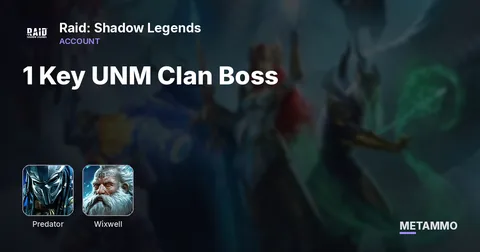 Predator, He-Man, Wixwell | 1 Key UNM Clan Boss