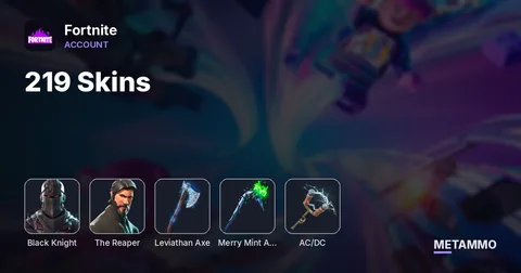 219 Skins | Black Knight | The Reaper | Leviathan Axe | Merry Mint Axe | AC/DC