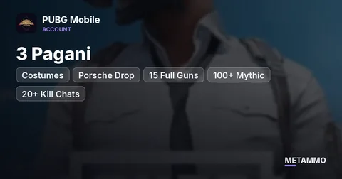 Costumes | Porsche Drop + 3 Pagani | 15 Full Guns | 100+ Mythic | 20+ Kill Chats