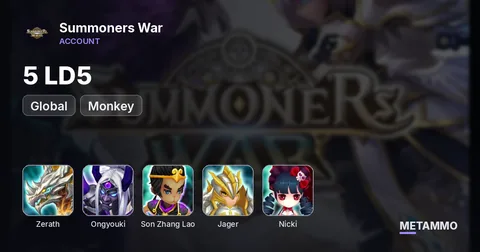 Global 5 LD5 Zerath Ongyouki | SZL Monkey | Jager | Nicki