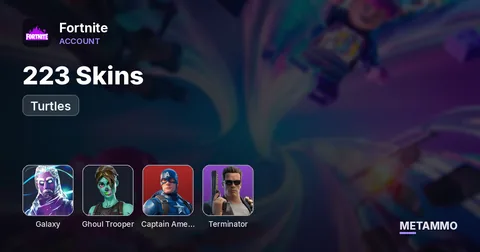 223 Skins | Galaxy | Ghoul Trooper | Captain America | Terminator | Turtles