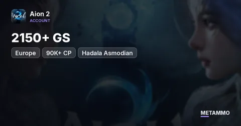 2150+ GS | 90K+ CP | EU Hadala Asmodian