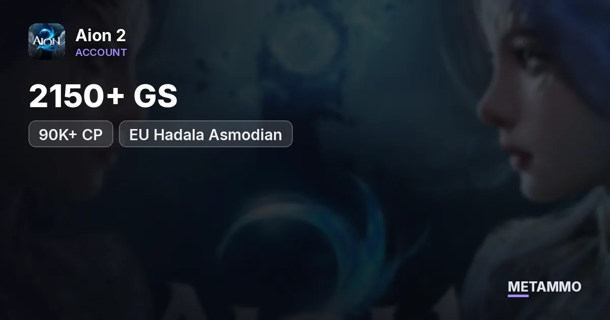 2150+ GS | 90K+ CP | EU Hadala Asmodian - Aion 2 account summary