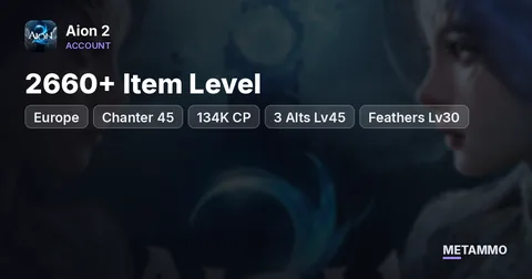 Chanter 45 | 2660+ Item Level | 134K CP | 3 Alts Lv45 | Feathers Lv30 | Asmodian EU Ereshkigal