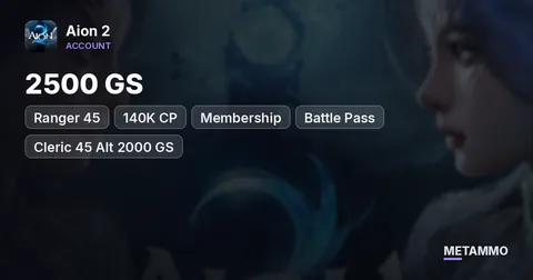 Ranger 45 | 2500 GS | 140K CP | Membership | Battle Pass | Cleric 45 Alt 2000 GS | EU Zikel Asmodian