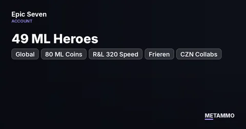 Global | 49 ML Heroes | 80 ML Coins | R&L 320 Speed | Lisette, Salome, Diene | Frieren + CZN Collabs