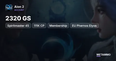 Spiritmaster 45 | 2320 GS | 111K CP | Membership | EU Phernos Elyos
