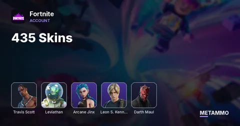 435 Skins | Travis Scott | Leviathan | Arcane Jinx | Leon S. Kennedy | Darth Maul