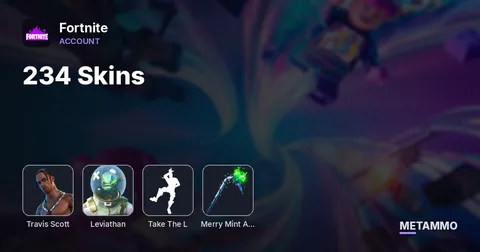 234 Skins | Travis Scott | Leviathan | Take The L | Merry Mint Axe