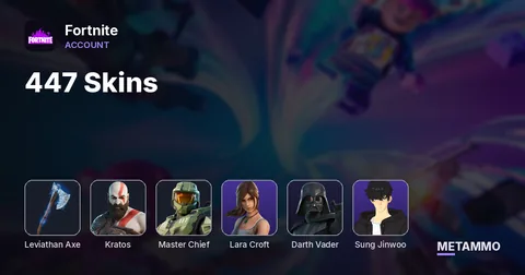 447 Skins | Leviathan Axe | Gold Kratos | Master Chief | Lara Croft | Darth Vader | Sung Jinwoo