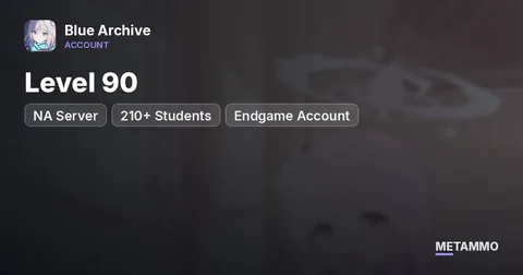 NA Server | Level 90 | 210+ Students | Endgame Account