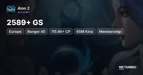 Ranger 45 | 2589+ GS | 115.6K+ CP | 65M Kina | Membership | EU Ludra Asmodian