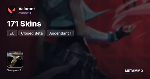 [EU] Champions 2021/2022/2023 | Closed Beta | 171 Skins | Ascendant 1