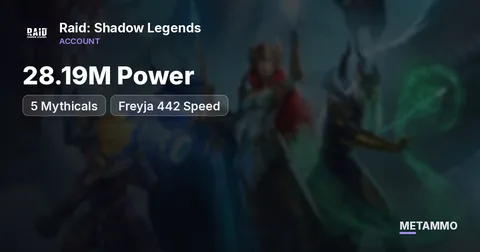 28.19M Power | 5 Mythicals | Freyja 442 Speed