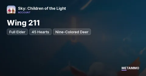 Full Elder | Wing 211 | 45 Hearts | Flight Abyss Performance Shattering Aurora Passage Revival | Nine-Colored Deer