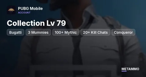 Bugatti | 3 Mummies | Collection Lv 79 | 100+ Mythic | 20+ Kill Chats | Conqueror
