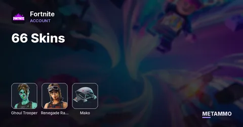 66 Skins + OG Ghoul + OG Rene + Mako