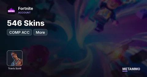 COMP ACC + 546 Skins + Travis Scott + More