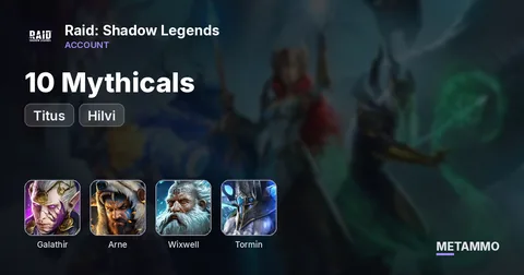 10 Mythicals | Galathir, Arne | Titus + Wixwell | Tormin + Hilvi
