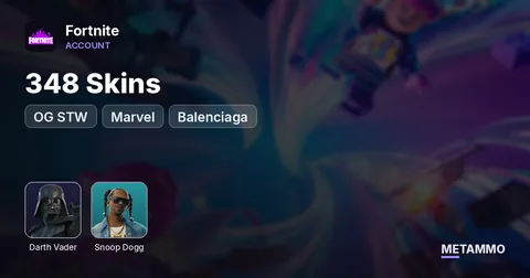 348 Skins | OG STW | Marvel | Balenciaga | Darth Vader | Snoop Dogg