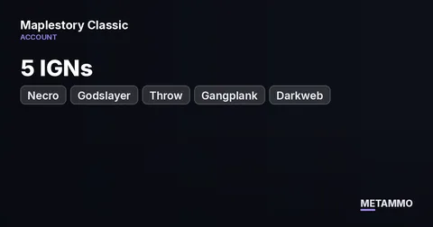 5 IGNs | Necro | Godslayer | Throw | Gangplank | Darkweb