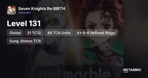 Level 131 Global | 31 TC12 + 46 TC6 Units | 4x 6-6 Refined Rings | Sung Jinwoo TC6 | 2 Legendary Costumes