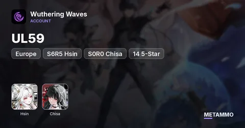 EU UL59 | S6R5 Hsin | S0R0 Chisa | 14 5-Star