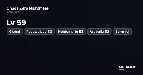 Global Lv 59 | Rossweisse E3 | Heidemarie E3 | Arabella E2 | Sereniel | 5 Selectors | 2 Omega Codes