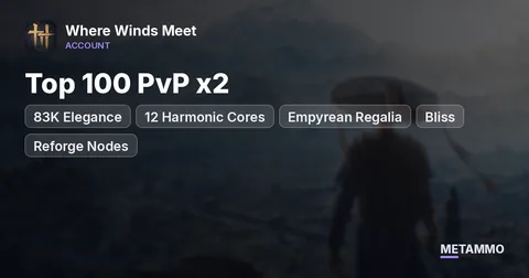 Top 100 PvP x2 | 83K Elegance | 12 Harmonic Cores | Empyrean Regalia | Bliss | Reforge Nodes