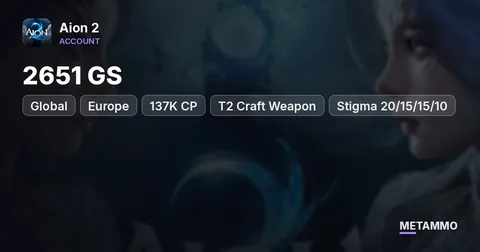 Ranger | 2651 GS | 137K CP | T2 Craft Weapon | Stigma 20/15/15/10 | Membership | Global EU Bakarma Elyos