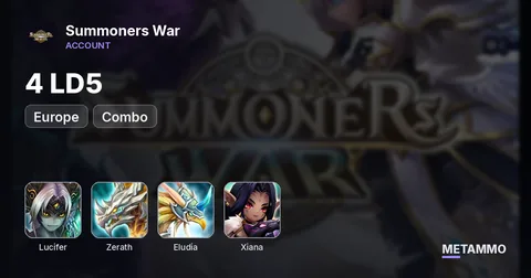 Combo EU | 4 LD | Light demon (Lucifer) | Light dragon (Zerath) | Eludia | Xiana