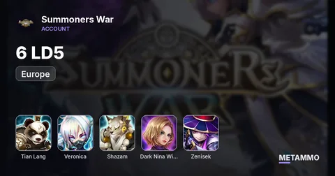 EU | 6 LD | Tian Lang, Light Tandziro, Veronica, Shazam, Dark Nina, Zenisek