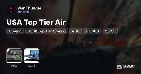 USA Top Tier Air + Ground, USSR Top Tier Ground, Germany Pre-Top | A-10, T-80UD, Su-39 | Type 74 Red Star