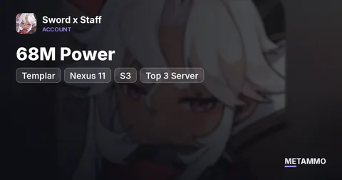 Templar | Nexus 11 | S3 | 68M Power | Top 3 Server