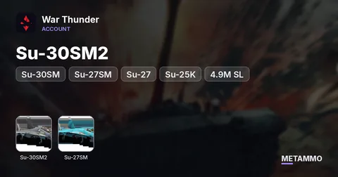 USSR Rank VIII | Su-30SM2, Su-30SM, Su-27SM, Su-27, Su-25K | 4.9M SL | 2140 GE
