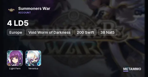 EU | 4 LD5 | Lutz, Light Fern, Void Worm of Darkness, Veronica | +200 Swift | Punisher RTA | 38 Nat5