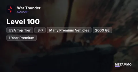 USA Top Tier | IS-7 | Many Premium Vehicles | Level 100 | 2000 GE, 1 Year Premium