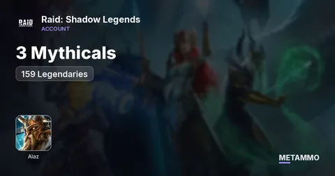 3 Mythicals | Alaz | 159 Legendaries