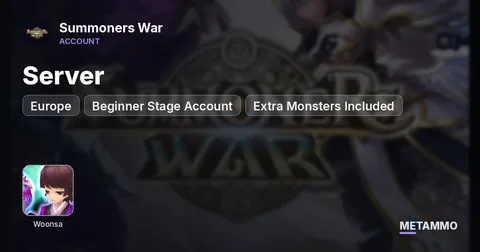 EU Server | Woonsa | Beginner Stage Account | Extra Monsters Included