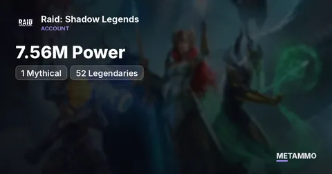 7.56M Power | 1 Mythical | 52 Legendaries