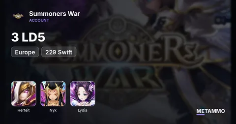 EU | 3 LD5 | Herteit, Nyx, Lydia | +229 Swift