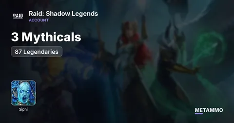 3 Mythicals | Siphi | 87 Legendaries