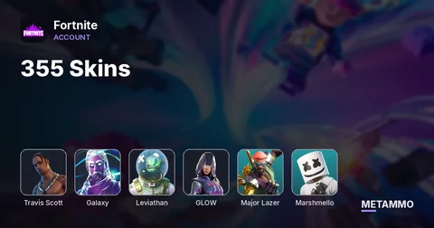 355 Skins | Travis Scott | Galaxy | Leviathan | Glow | Major Lazer | Marshmello