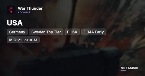USA + Germany + Sweden Top Tier | F-16A, F-14A Early, MiG-21 Lazur-M, Vilkas