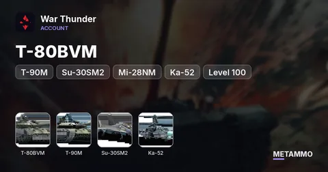 USSR Top Tier | T-80BVM, T-90M, Su-30SM2, Mi-28NM, Ka-52 | Level 100