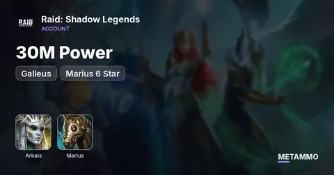 30M Power | Arbais | Galleus | Marius 6 Star
