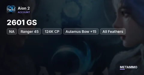 Ranger 45 | 2601 GS | 124K CP | Aulamus Bow +15 | All Feathers | Membership | NA East Lumiel Asmodian