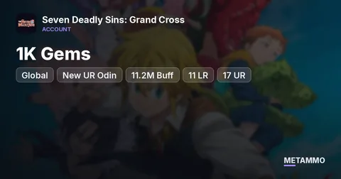 Global Server | 1K Gems | New UR Odin | 11.2M Buff | 11 LR | 17 UR | 27 Collab Characters