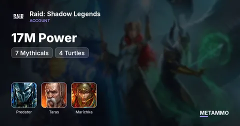 17M Power | 7 Mythicals | Predator | Taras + Marichka | 4 Turtles